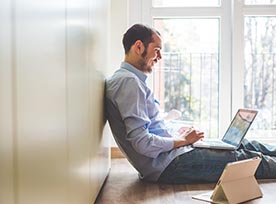 Man on laptop 2